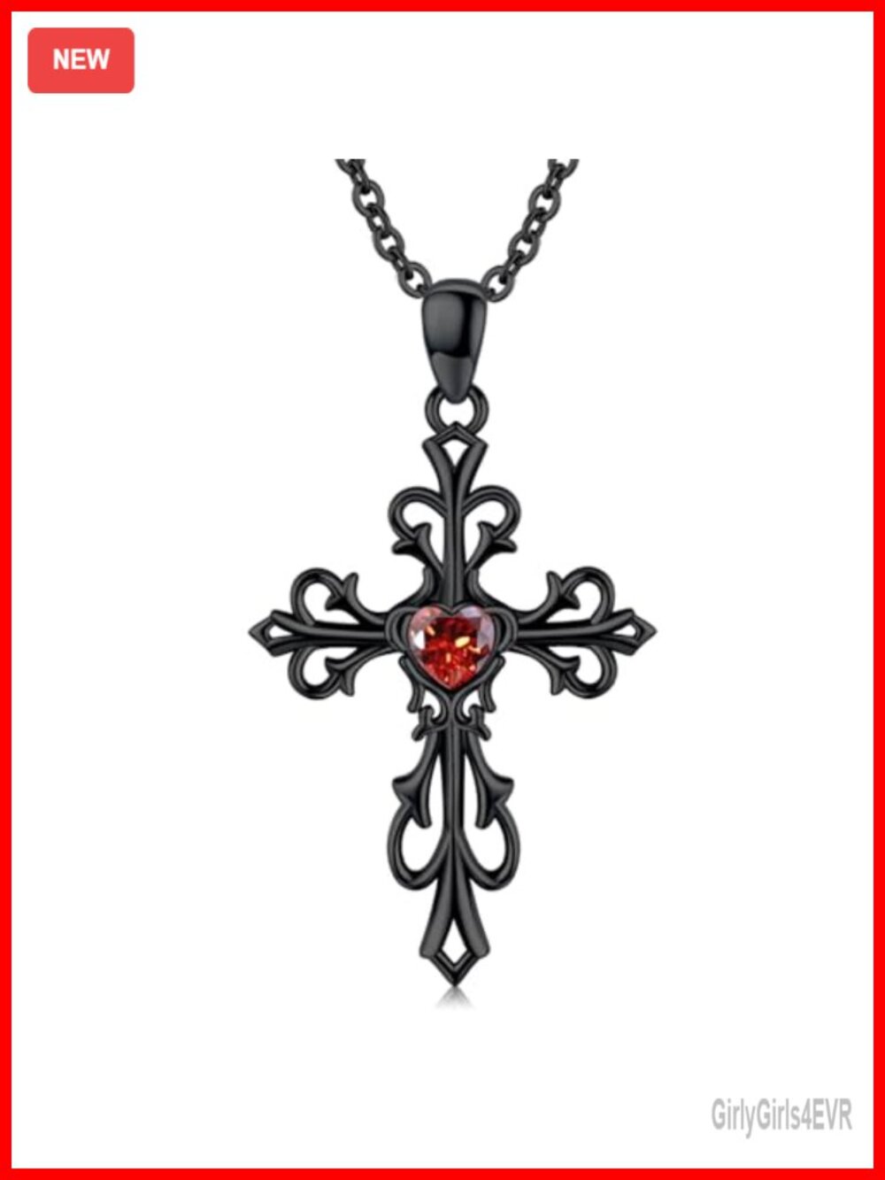 925 Sterling Silver Cross Necklace Moonstone Pendant Christianity Jewelry Gift